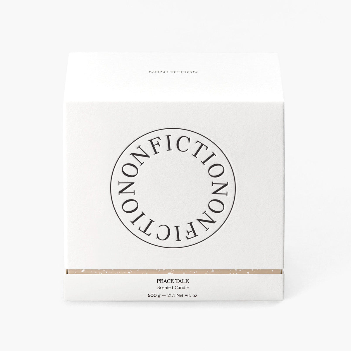 NONFICTION Candle 600G PEACE TALK Large Scented Candle