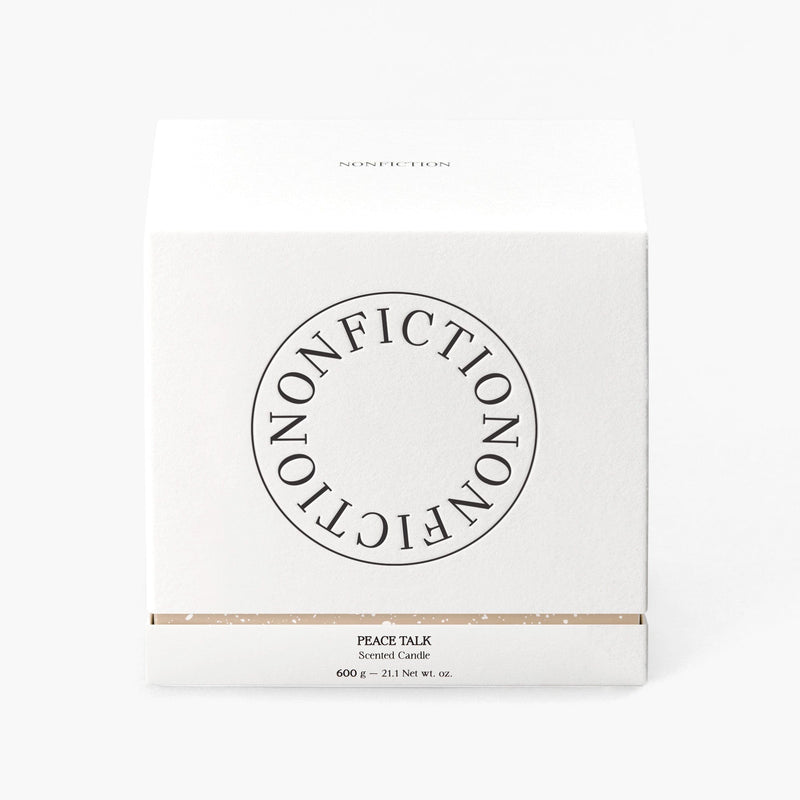 NONFICTION Candle 600G PEACE TALK Large Scented Candle