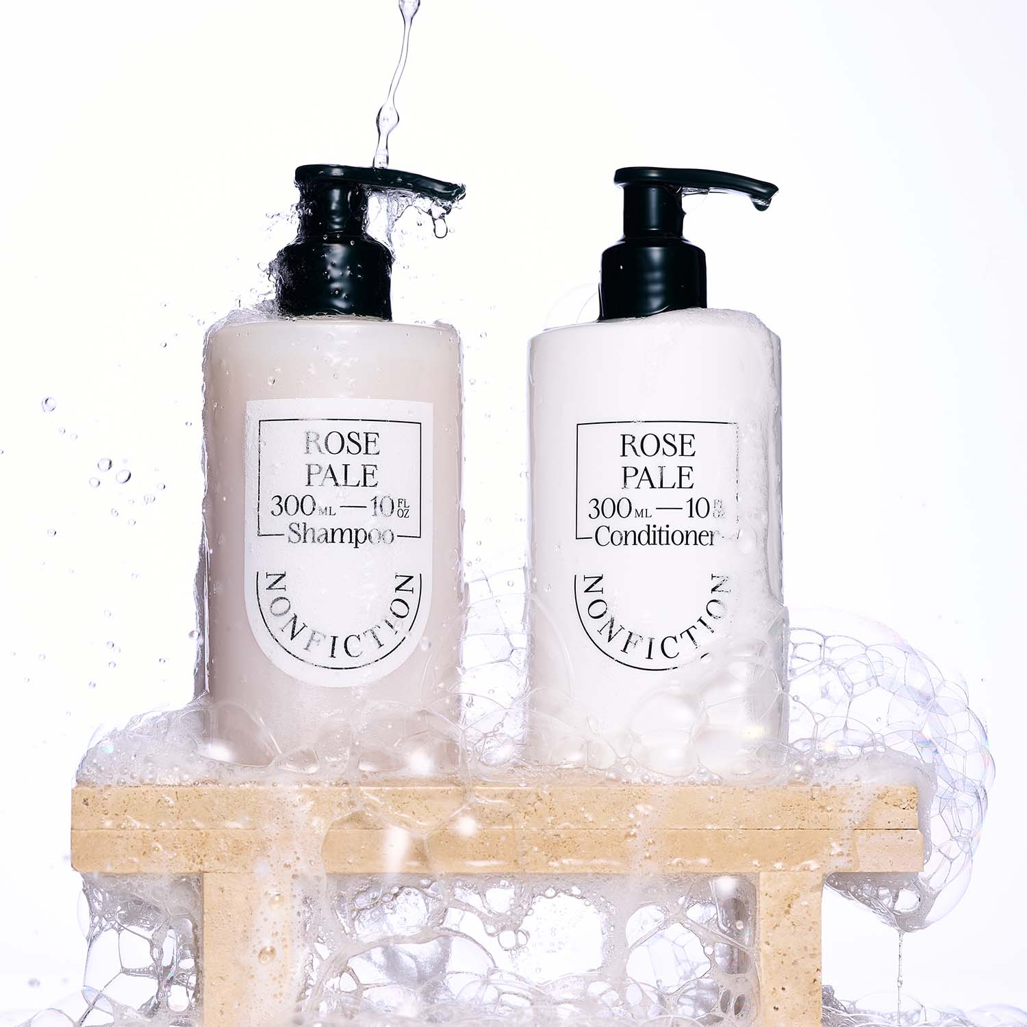 Rose Pale Hair Care | Vitalizing Shampoo & Conditioner | NONFICTION